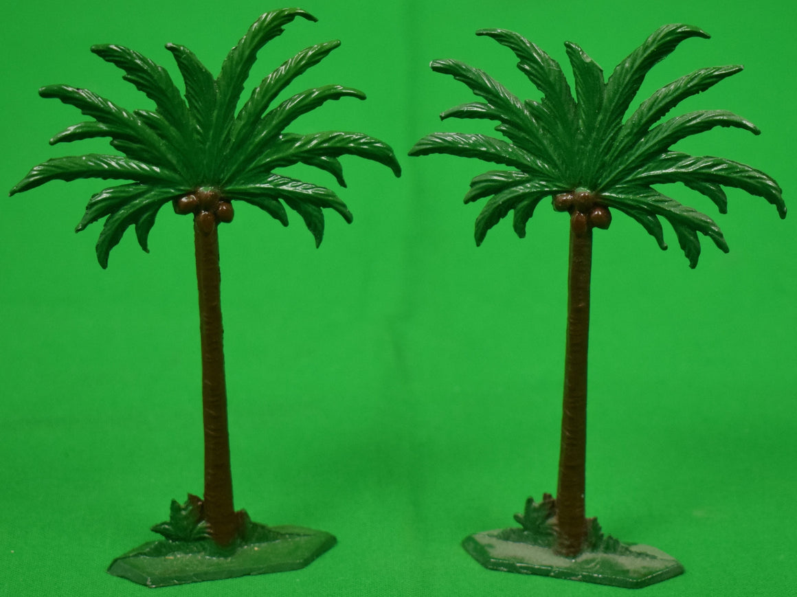 Set of 2 Lead Palm Trees