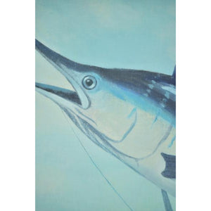 "Leaping Sailfish" by Marshall Anderson Oil on Canvas
