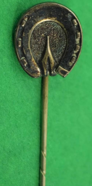 Gold Horse Shoe Stick Pin