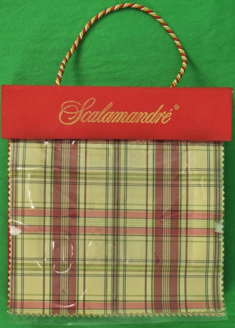 Scalamandre 'Companion' Plaid Fabric (120) Swatch Book