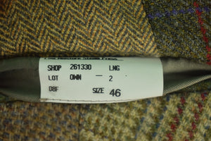 The Andover Shop Patch Wool Tweed Vest Sz: 46L