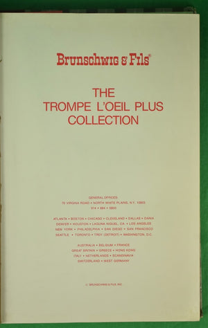 Brunschwig & Fils 'The Trompe L'Oeil' Plus Collection Vol 36 c1989 Swatch Book