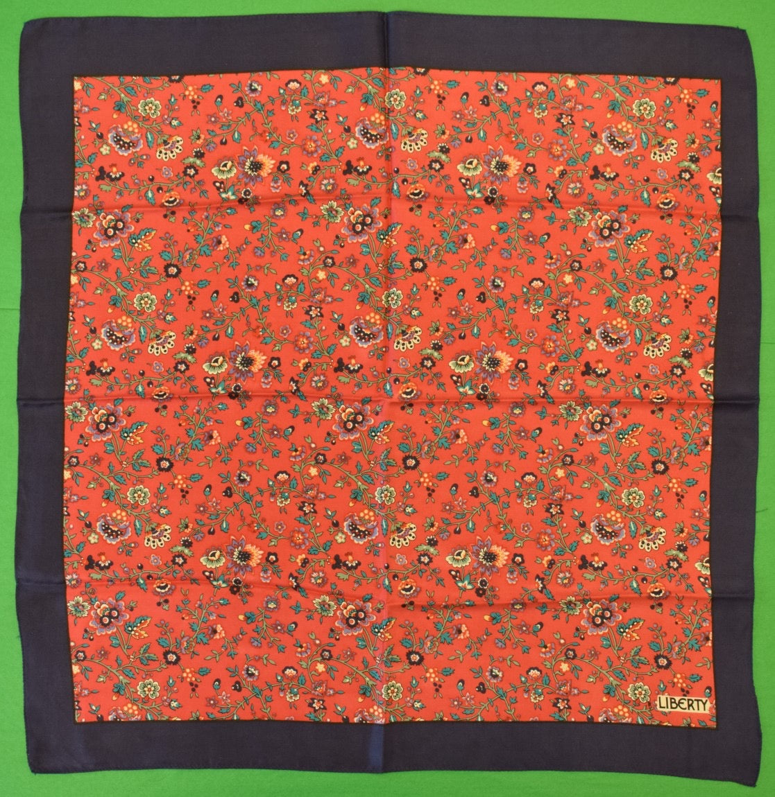 Liberty Of London Floral Rose Print Silk Scarf liberty-of-london-floral-rose-print-silk-scarf