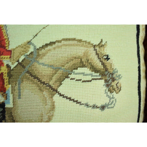 Equestrian Needlepoint Pillows