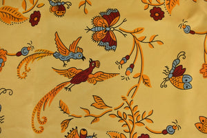 "Turnbull & Asser English Silk Pocket Square w/ Butterfly/ Floral Print" (SOLD)