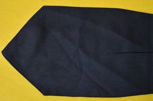 Paul Stuart Navy Silk Pleated Cravat