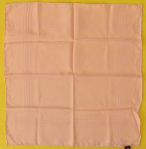 Brooks Brothers Shell Pink English Silk Pocket Sq