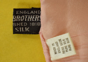 Brooks Brothers Shell Pink English Silk Pocket Sq
