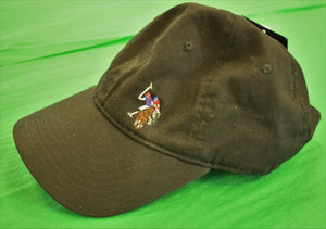 U.S. Polo Assn. Black Cotton Twill Cap
