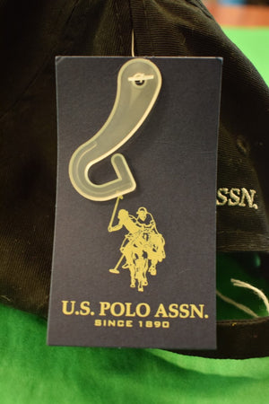 "U.S. Polo Assn. Black Cotton Twill Cap" (NWT) (SOLD)
