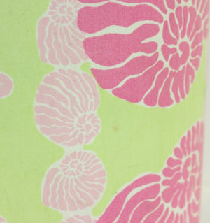 Lilly Pulitzer Pink & Lime Conch Shell Wastebasket