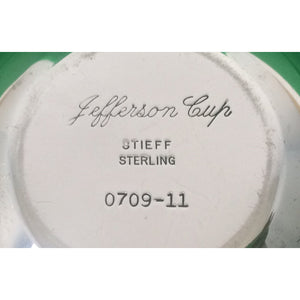 Pimlico Stieff Sterling Jefferson Cup 1870-1970