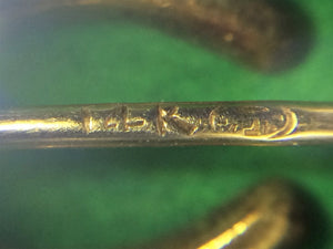 (15) Pearl HorseShoe Gold Victorian Stick Pin