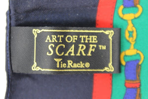 Tie Rack Made in Italy 'Jockey Caps' Poly Art of The Scarf
