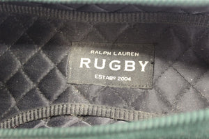 "Rugby Ralph Lauren Green Velvet Griffin 'R' Slippers" Sz: 12 (US)/ 11 (Euro) (SOLD)