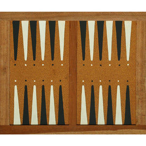 Vintage Cork/Wooden Backgammon Board