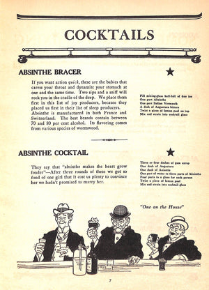 "The Home Bartender's Guide And Song Book" 1930 ROE, Charlie & SCHWENCK, Jim