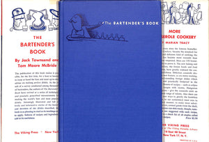 "The Bartender's Book" 1951 TOWNSEND, Jack and MCBRIDE, Tom Moore