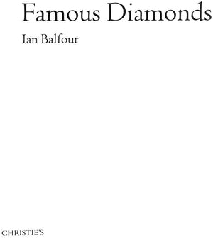 "Famous Diamonds" 1997 BALFOUR, Ian