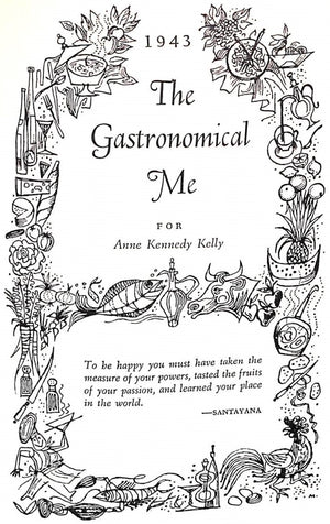 "The Art Of Eating: The Collective Gastronomical Works Of M.F.K. Fisher" 1954 FISHER, M.F.K.