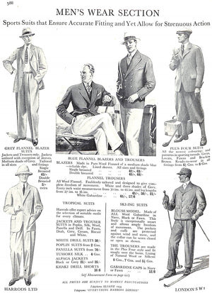 "Get It At Harrods Limited London" 1930 Product Line Catalogue