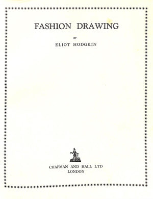 "Fashion Drawing" 1932 HODGKIN, Eliot