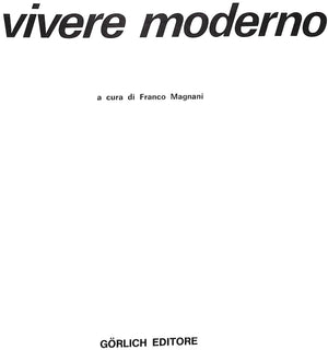 "Vivere Moderno" 1972 MAGNANI, Franco [a cura di]