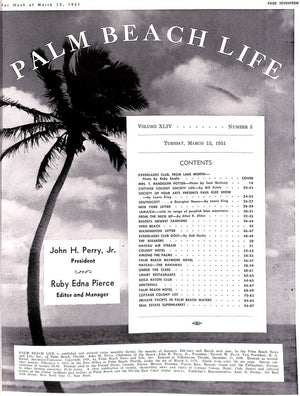 Palm Beach Life March 13, 1951