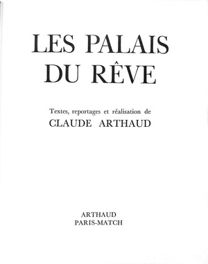 "Les Palais Du Reve" 1970 ARTHAUD, Claude