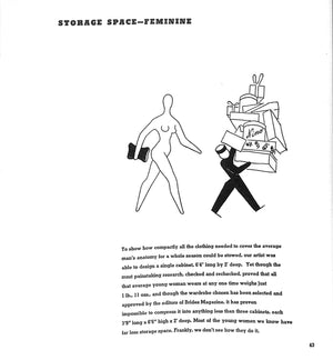"Anatomy For Interior Designers And How To Talk To A Client" 1954 SCHROEDER, Francis de N.