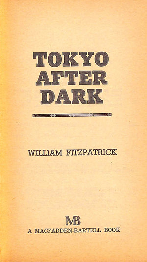 "Tokyo After Dark" 1968 FITZPATRICK, William