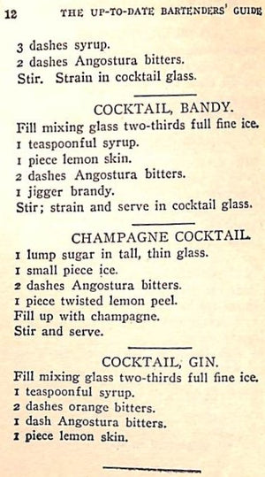 "New Bartender's Guide How To Mix Drinks 2 Books In One" 1914 MONTAGUE, Harry