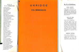 "Ukridge" 1950 WODEHOUSE, P.G.