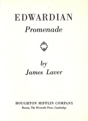 "Edwardian Promenade" 1958 LAVER, James
