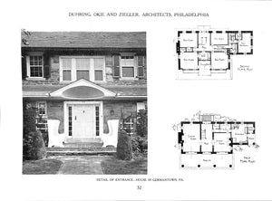 "American Country Houses of To-Day" 1917 EMBURY, Aymar [preface by]