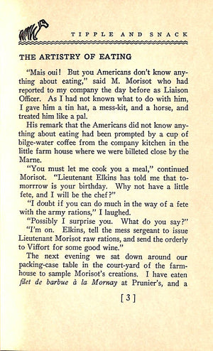 "Tipple And Snack" 1931 MASON, Dexter