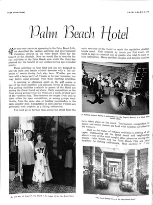 Palm Beach Life Magazine February 10, 1953