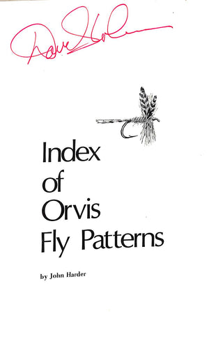 "Index Of Orvis Fly Patterns" 1978 HARDER, John