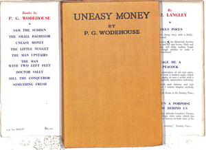"Uneasy Money" 1947 WODEHOUSE, P.G.