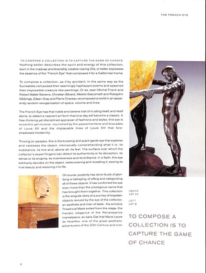 "The French Eye Modernism Style & Design" April 25 2002 Phillips de Pury & Luxembourg