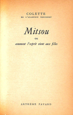 "Mitsou" 1964 Colette