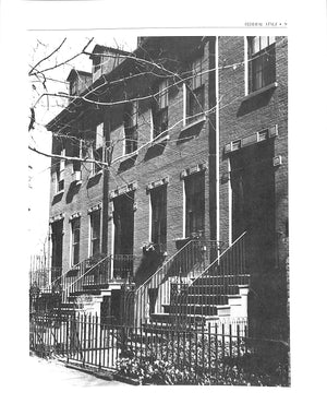 "Bricks And Brownstone: The New York Rowhouse 1783-1929" 1972 LOCKWOOD, Charles