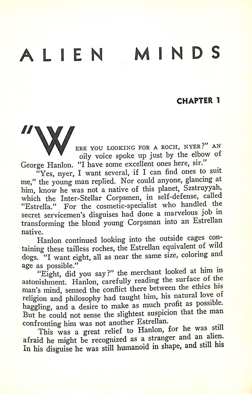 "Alien Minds" 1955 EVANS, E. Everett