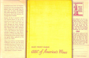 "ABC Of America's Wines" 1942 MABON, Mary Frost