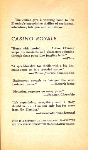 "Casino Royale" FLEMING, Ian