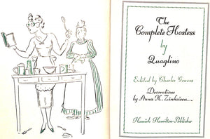 "The Complete Hostess" 1937 QUAGLINO, Giovanni