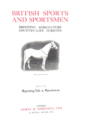 "British Sports And Sportsmen: Breeding And Agriculture" 1931
