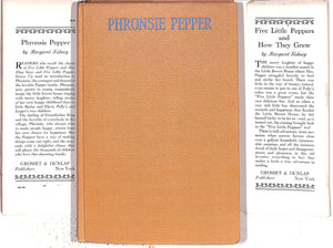 "Phronsie Pepper" 1937 SIDNEY, Margaret