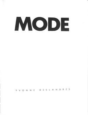 "Mode Des Annees 40 Couleur Du XXeme Siecle" 1992 DESLANDRES, Yvonne