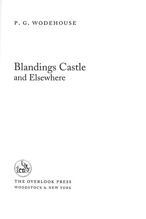 "Blandings Castle" 2002 WODEHOUSE, P.G.